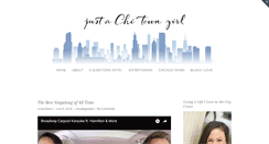 Desktop Screenshot of justachitowngirl.com